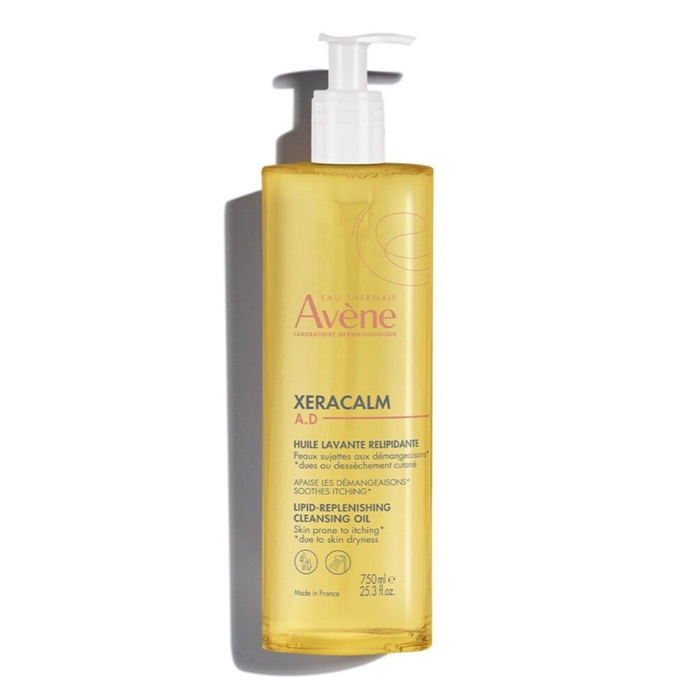 Avène XeraCalm A.D Lipid-Replenishing Cleansing Oil, 25.3 fl. Oz.